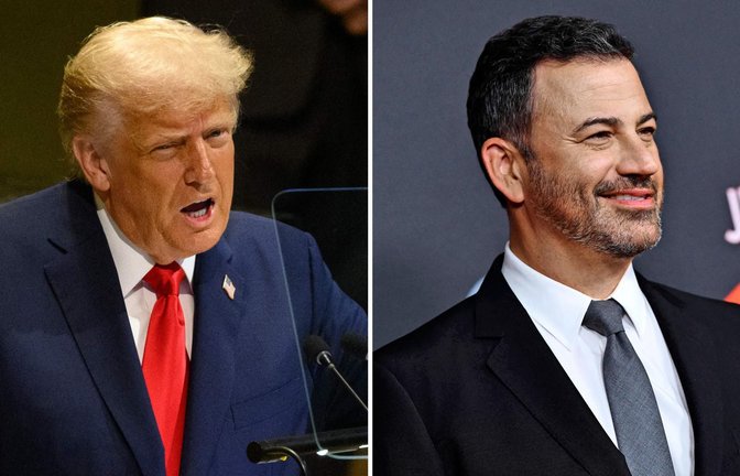 Trump kritisiert Rückkehr von Jimmy Kimmels Late-Night-Show. (Archivbilder)<span class='image-autor'>Foto: Getty Images via AFP/ALEXI J. ROSENFELD/Chris Delmas / AFP</span>
