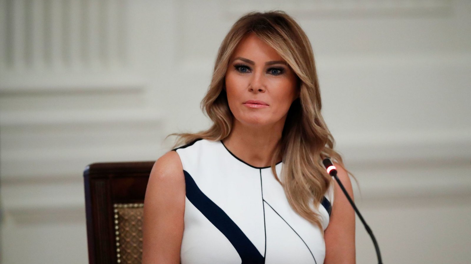 Melania Trump hat sich in einem Video öffentlich zu einem heiklen Thema in den USA geäußert. (Archivbild)Foto: dpa/Alex Brandon Melania Trump hat sich in einem Video öffentlich zu einem heiklen Thema in den USA geäußert. (Archivbild)Foto: dpa/Alex Brandon