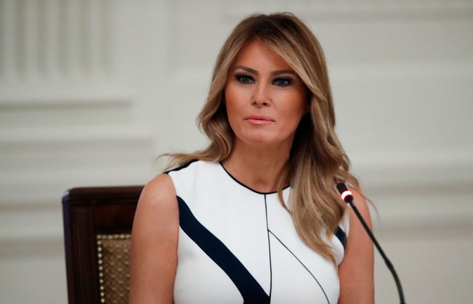 Melania Trump hat sich in einem Video öffentlich zu einem heiklen Thema in den USA geäußert. (Archivbild)<span class='image-autor'>Foto: dpa/Alex Brandon</span>