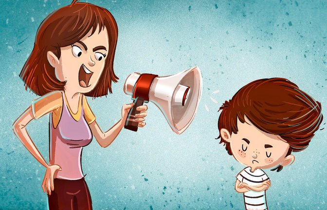 Anschreien ist nicht angebracht, auch wenn einen das eigene Kind wütend macht.  Lieber den Raum verlassen und kurz mal durchatmen.<span class='image-autor'>Foto: childrendrawings - stock.adobe.com</span>