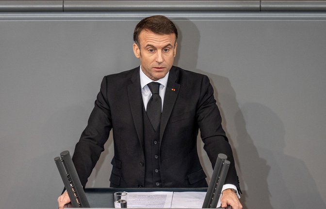 Frankreichs Staatspräsident Emmanuel Macron fühlte sich zuletzt mehrfach von Deutschland übergangen.<span class='image-autor'>Foto: dpa/Michael Kappeler</span>