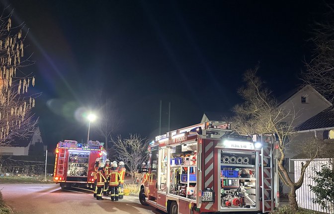 Die Feuerwehr war mit mehreren Fahrzeugen vor Ort.<span class='image-autor'>Foto: Feuerwehr Stockach</span>