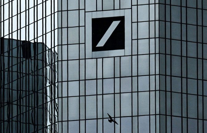 Deutsche-Bank-Logo in Frankfurt<span class='image-autor'>Foto: AFP/Kirill Kudryavtsev</span>