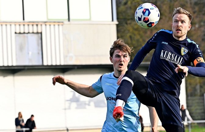 Kapitän Tobias Uhse /rechts) war für seinen Trainer Francis Pola der Mann des Spiels beim 4:1-Erfolg..<span class='image-autor'>Peter Mann</span>