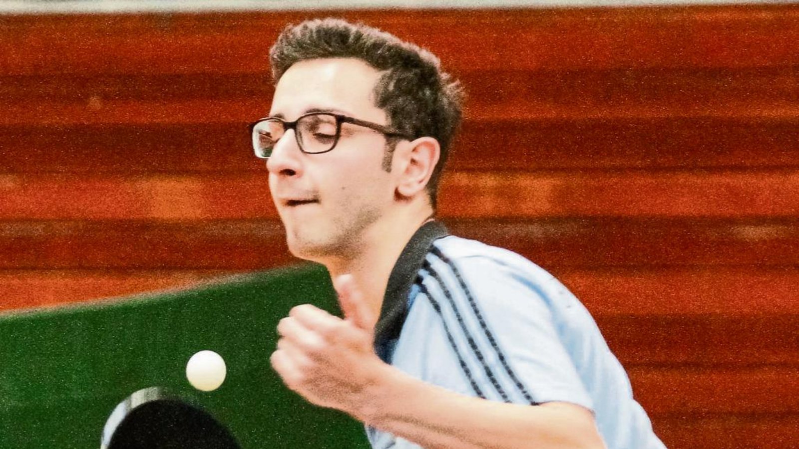 Danho Pala gelingt ein Einzelsieg bei der 3:9-Niederlage des SV Illingen gegen den TV Enzberg. Foto: Simecek