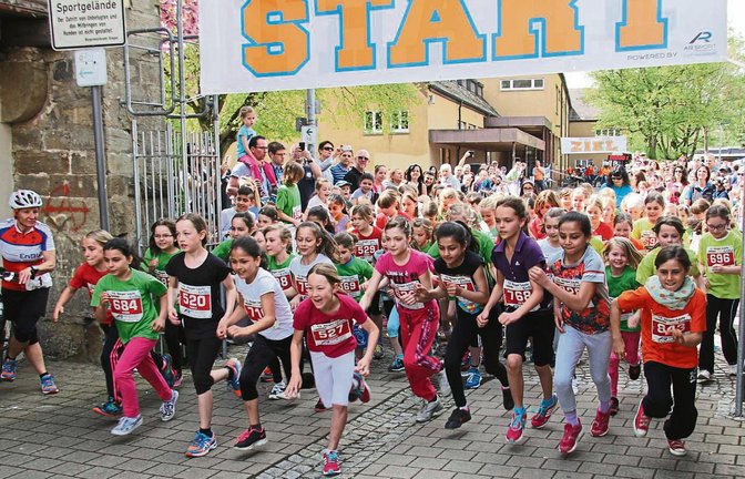 Die Schüler dürfen sich auf der modifizierten Strecke über noch mehr Unterstützung der Zuschauer freuen. Foto: Küppers