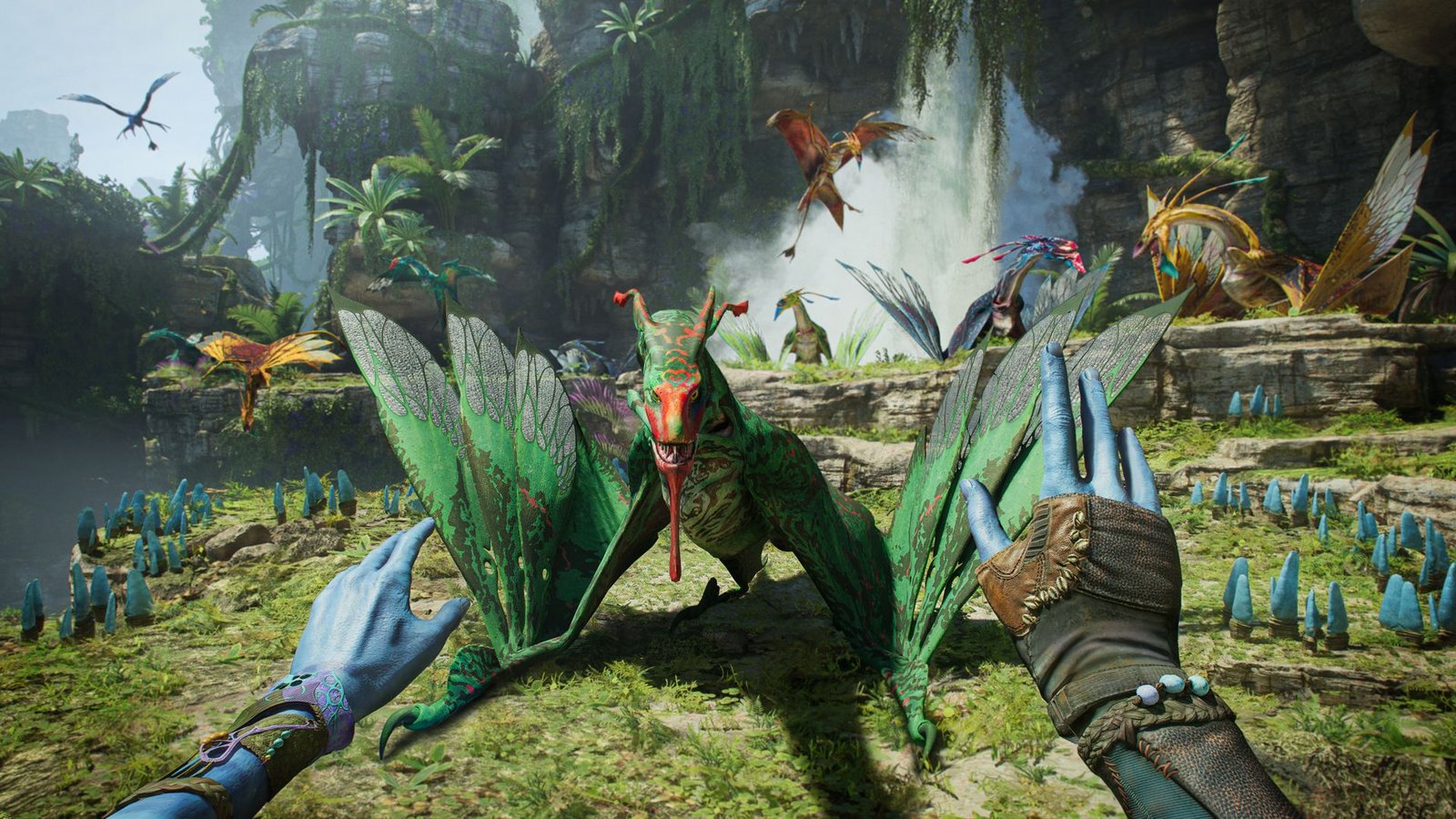 Flugdrachen sind eigenwillige Lebewesen auf Pandora.Foto: Ubisoft Flugdrachen sind eigenwillige Lebewesen auf Pandora.Foto: Ubisoft