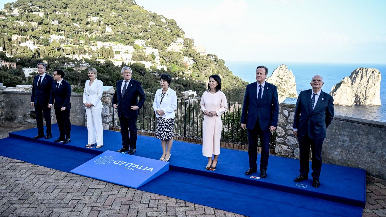 Mit Spannung wird erwartet, was in der Abschlusserklärung der G7 zu den Kriegen in der Ukraine und Nahost gesagt wird.Foto: Britta Pedersen/dpa