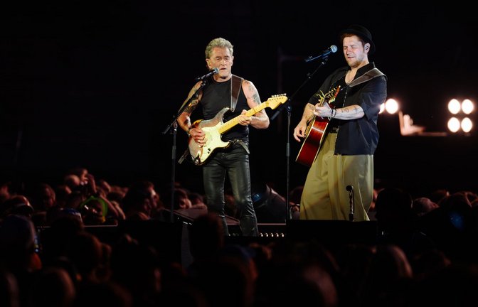 Oerding und Maffay bringen im Oktober ein gemeinsames Album heraus.<span class='image-autor'>Foto: Gregor Fischer/dpa</span>