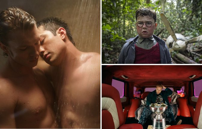 Wir wär’s zum Beispiel mit „Heated Rivalry“, „Lord of the Flies“ oder „Kacken an der Havel“ ( von links im Uhrzeigersinn)? Einige unserer Serientipps im Februar<span class='image-autor'>Foto: HBO Max/Sabrina Lantos, Sky/Wow, Netflix</span>