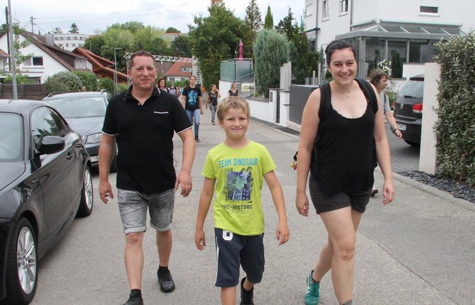 Der achtjährige Noah aus Sersheim ist zum ersten Mal bei der S-VKZ-Tour dabei.