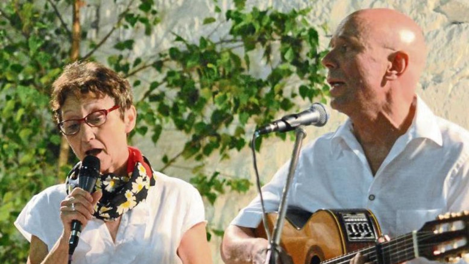 Auch das Ehepaar Knodel musizierte bei der Sommerserenade. Foto: Stahlfeld Auch das Ehepaar Knodel musizierte bei der Sommerserenade. Foto: Stahlfeld