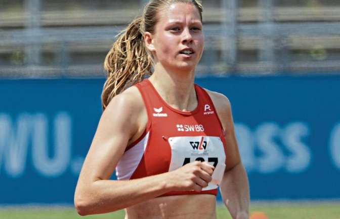 Daniela Daubner ist über 400 Meter im Ländle das Maß der Dinge. Die Läuferin der LG Neckar-Enz sicherte sich bei den baden-württembergischen Meisterschaften einen weiteren Titel. Foto: privat