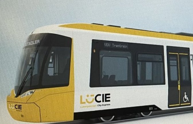 Das Stadtbahnprojekt Lucie kommt laut Landrat voran. Grafik: Zweckverband Stadtbahn