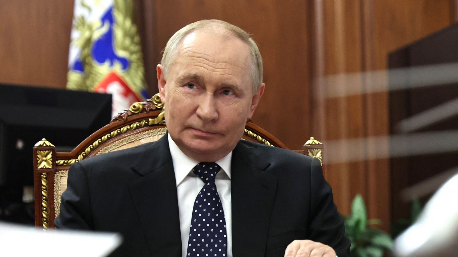 Wladimir Putin und die russische Armee verzeichneten im Oktober die größten Geländegewinne in der Ukraine seit 2022.Foto: AFP/ALEXANDER KAZAKOV Wladimir Putin und die russische Armee verzeichneten im Oktober die größten Geländegewinne in der Ukraine seit 2022.Foto: AFP/ALEXANDER KAZAKOV