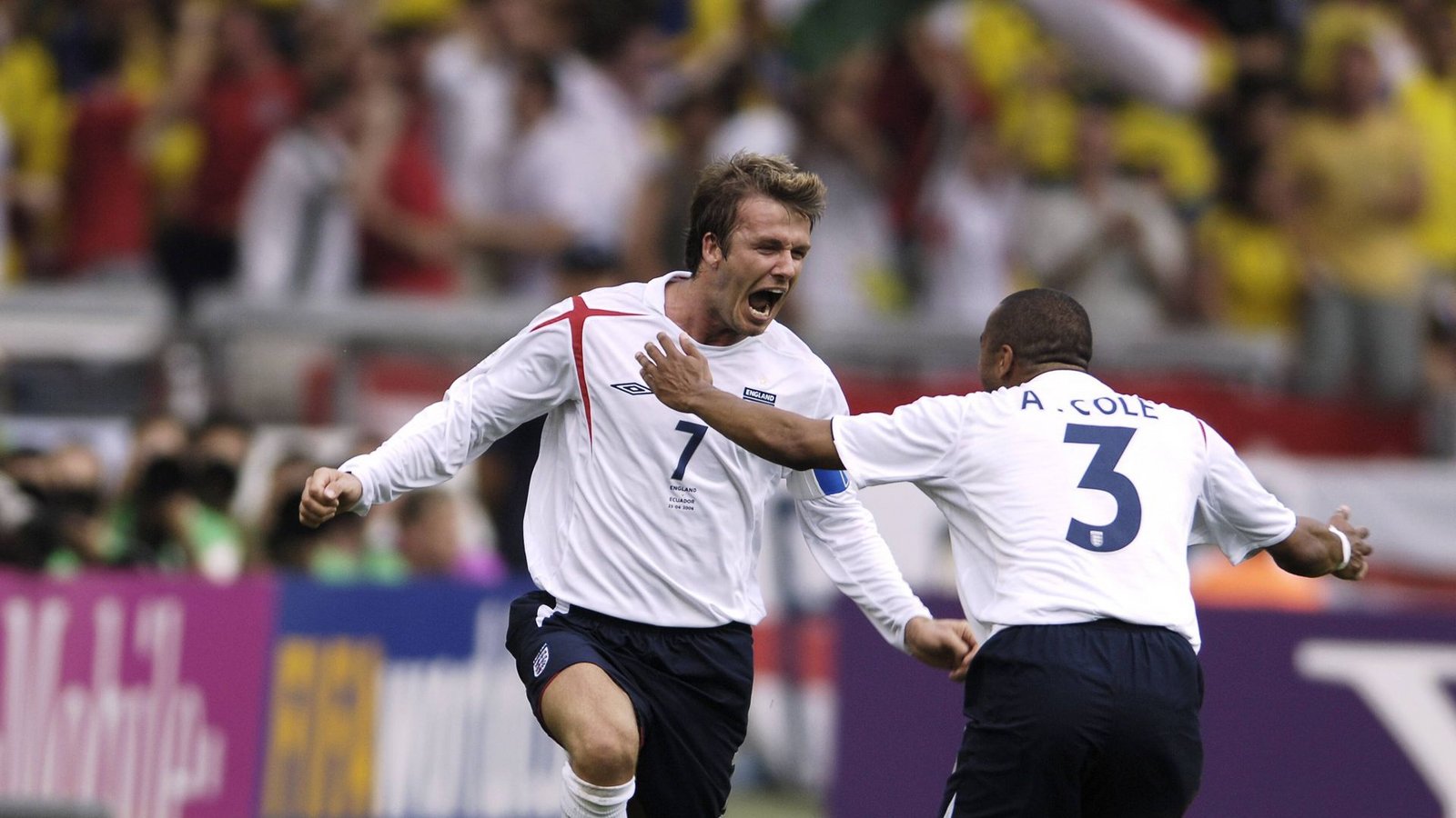 Im Achtelfinale gewinnt England mit 1:0 gegen Ecuador durch ein Tor von David Beckham.Foto: imago/Laci Perenyi