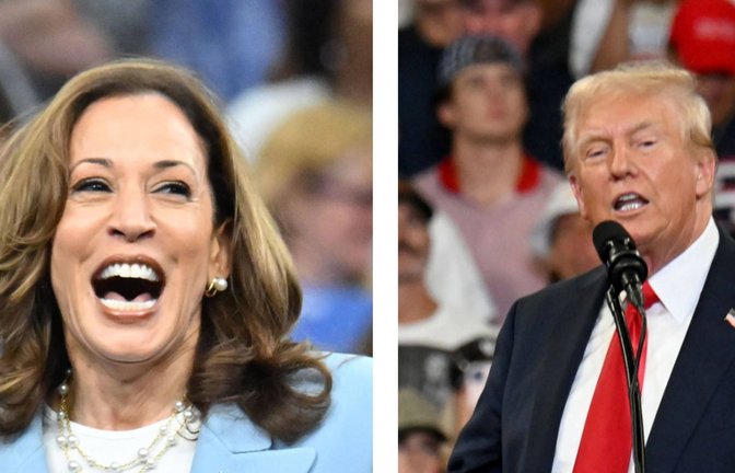 Vizepräsidentin Kamala Harris tritt gegen den früheren Präsidenten Donald Trump in einem TV-Duell an. (Archivbild)<span class='image-autor'>Foto: IMAGO/ZUMA Press Wire/IMAGO/Hyosub Shin</span>