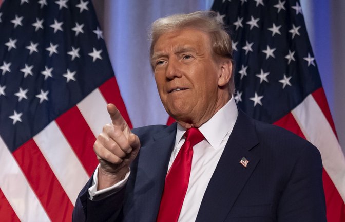 Der künftige US-Präsident Donald Trump hat kurz vor seiner Vereidigung eine eigene Kryptowährung eingeführt (Archivfoto).<span class='image-autor'>Foto: picture alliance/dpa/AP/Alex Brandon</span>