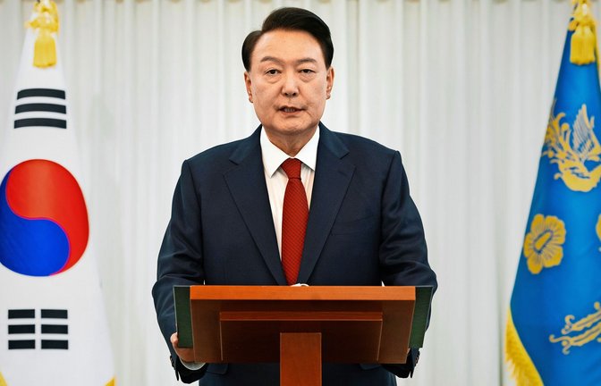 Yoon Suk Yeol in seiner Residenz in Seoul<span class='image-autor'>Foto: Uncredited/South Korean Presiden/Uncredited</span>