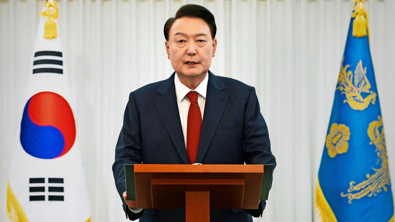 Yoon Suk Yeol in seiner Residenz in SeoulFoto: Uncredited/South Korean Presiden/Uncredited Yoon Suk Yeol in seiner Residenz in SeoulFoto: Uncredited/South Korean Presiden/Uncredited