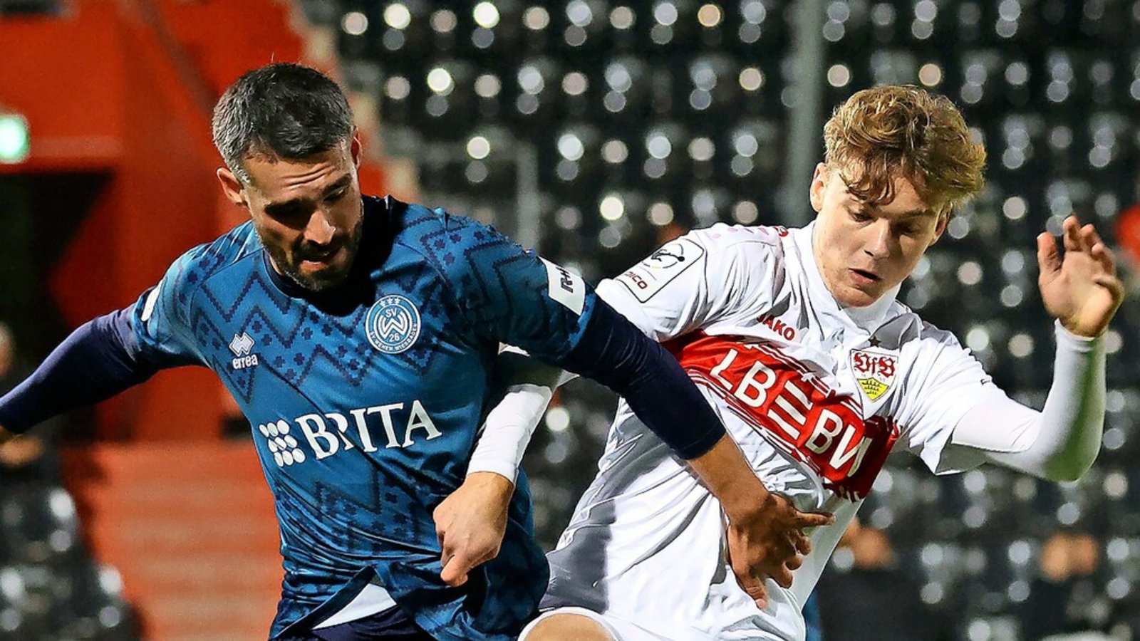 Gibt überwiegend beim VfB II alles auf dem Platz: Yanik Spalt (rechts)Foto: Baumann/