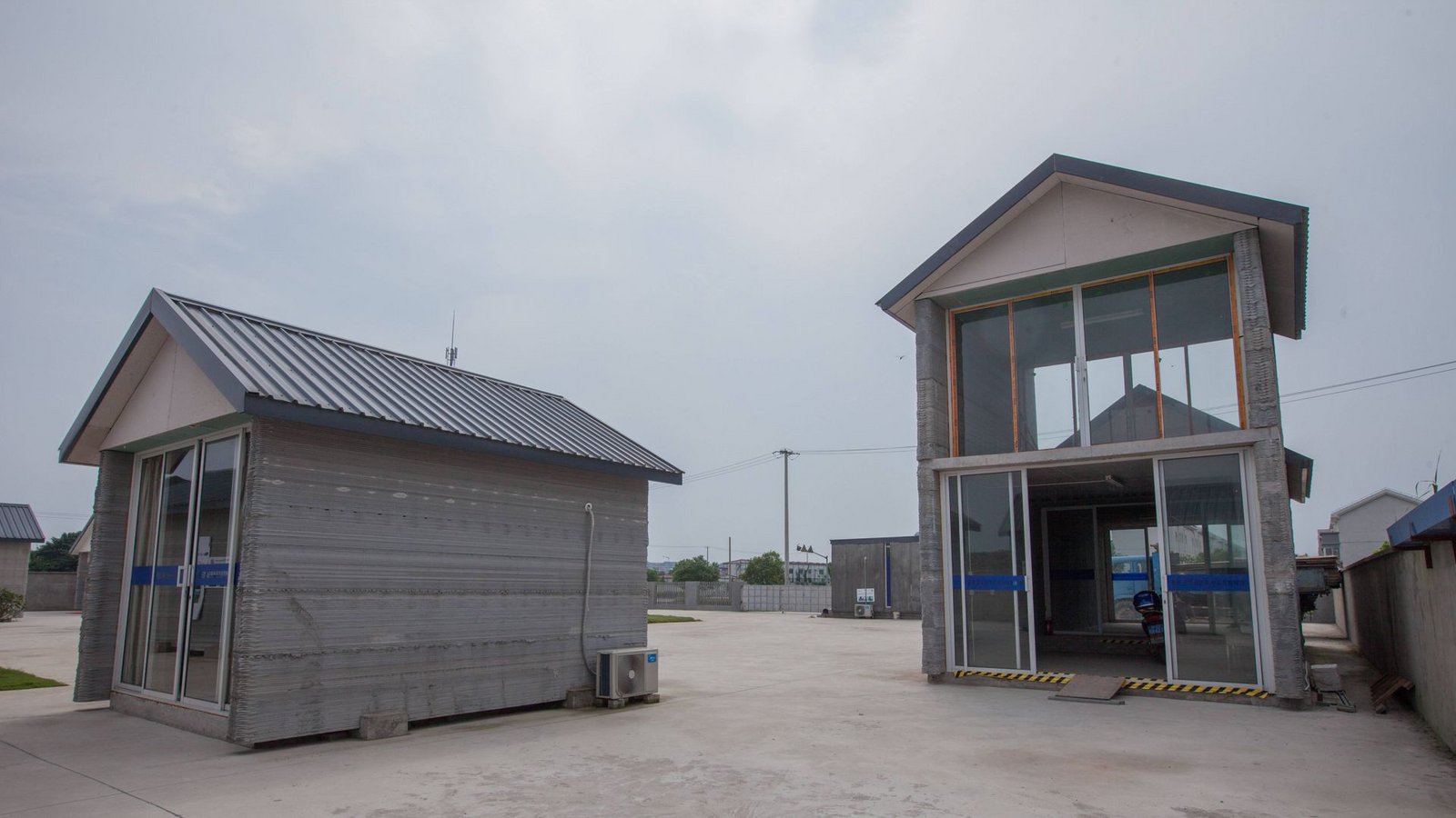 Haustypen aus dem 3D-Drucker im Hochtechnologie-Park Qingpu in der chinesischen Metropole Schanghai.Foto: imago/China Foto Press/imago stock&people Haustypen aus dem 3D-Drucker im Hochtechnologie-Park Qingpu in der chinesischen Metropole Schanghai.Foto: imago/China Foto Press/imago stock&people