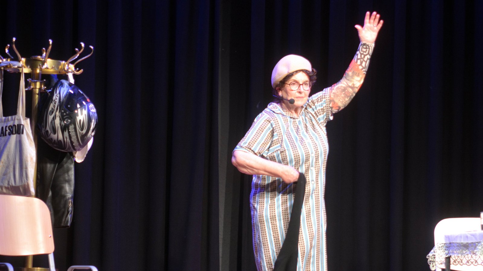 Sie hat es faustdick hinter den Ohren: Alice Hoffmann bei ihrem Gastspiel in Schützingen. Foto: Stahlfeld