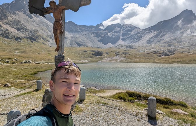 Grandioser Anblick: Die Natur faszinierte Florian Baumann während seiner Tour immer wieder. Foto: p