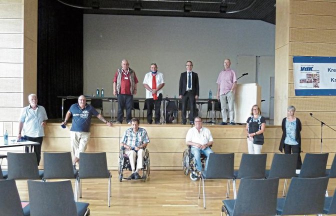 Der VdK-Kreisvorstand. Foto: p