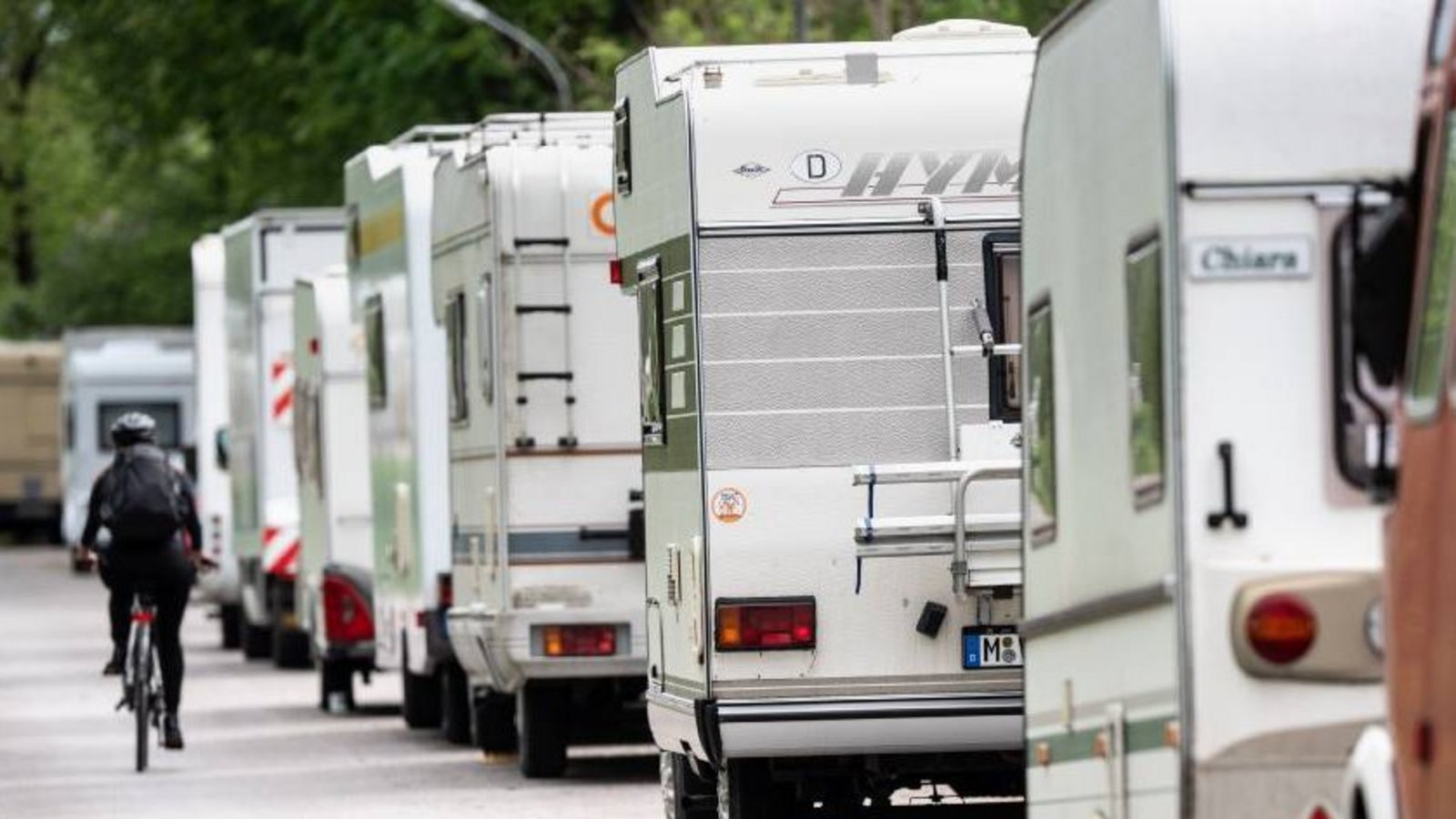 Wo gibt’s Platz für Wohnmobile? Archivfoto: dpa
