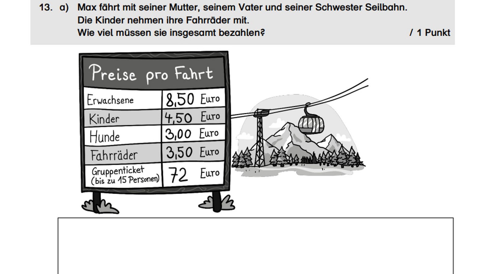Mathe-Aufgabe von Kompass 4.Quelle: IBBW Mathe-Aufgabe von Kompass 4.Quelle: IBBW