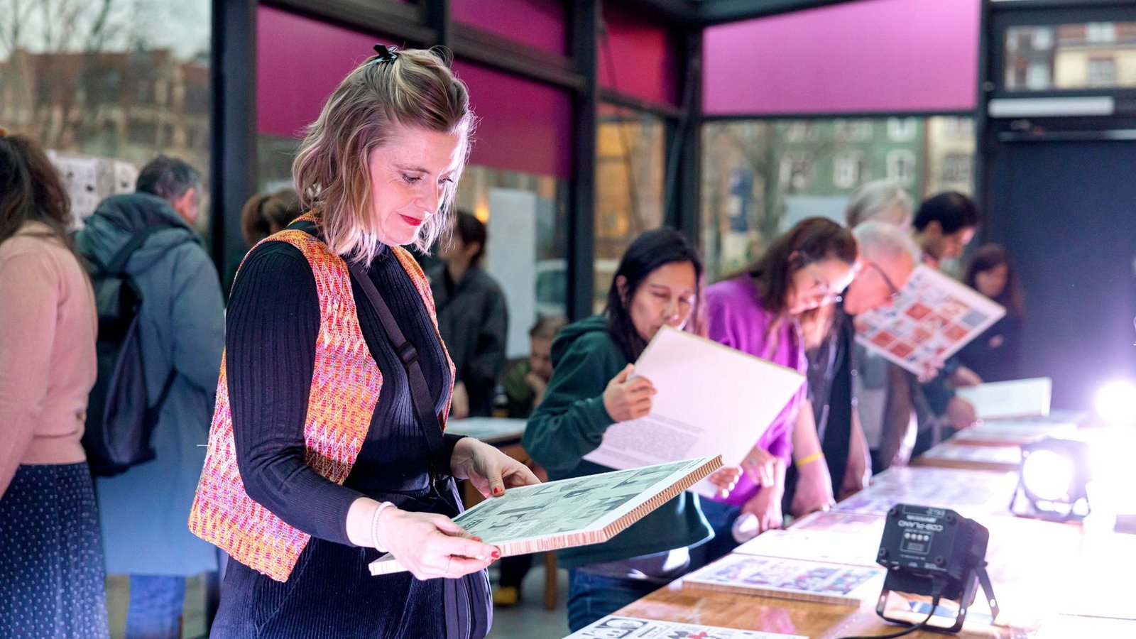 Einblicke in die Gefühlswelten Betroffener bei der Comic-Ausstellung im Haus der Geschichte zur Gewalt in Nahost.Foto: © Lys Y. Seng Einblicke in die Gefühlswelten Betroffener bei der Comic-Ausstellung im Haus der Geschichte zur Gewalt in Nahost.Foto: © Lys Y. Seng