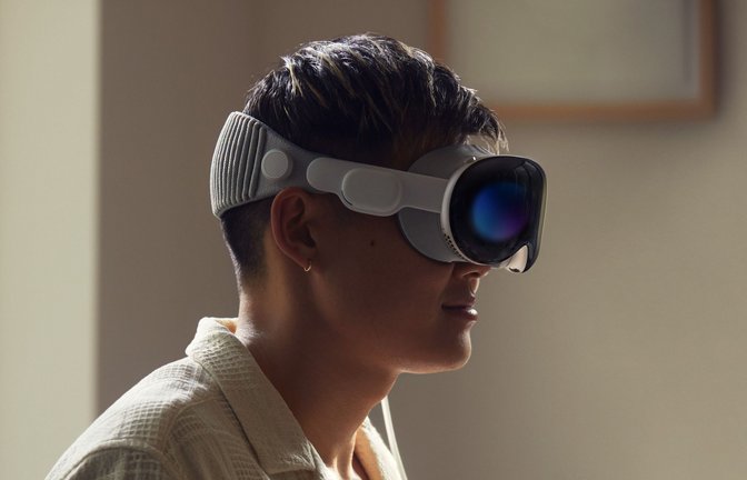 Apple Vision Pro: Die Hightech-Brille kommt im Frühjahr auf den Markt und soll 3500 Dollar kosten.<span class='image-autor'>Foto: Apple</span>