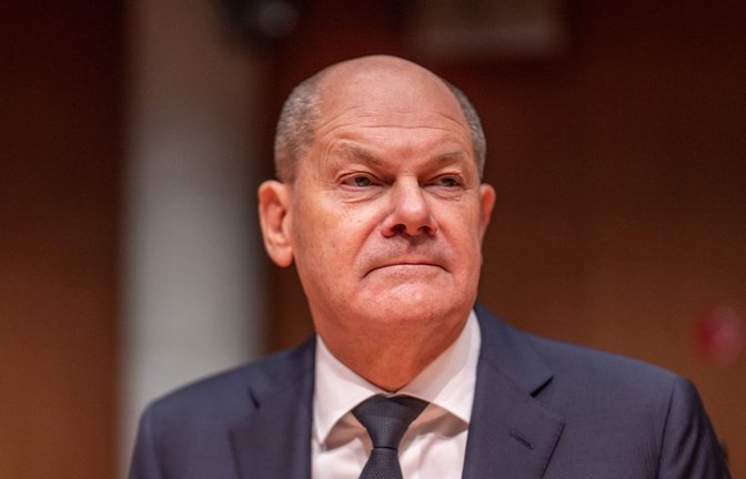 „Die Meldungen aus Magdeburg lassen Schlimmes erahnen“, schrieb Scholz am Freitagabend im Online-Dienst X.<span class='image-autor'>Foto: dpa/Michael Kappeler</span>