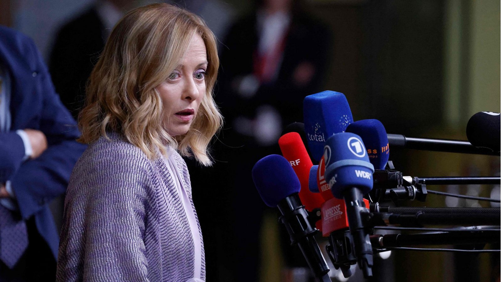 Italiens Premierministerin Giorgia Meloni bekommt in Brüssel die Grenzen ihrer Macht aufgezeigt.Foto: AFP/LUDOVIC MARIN