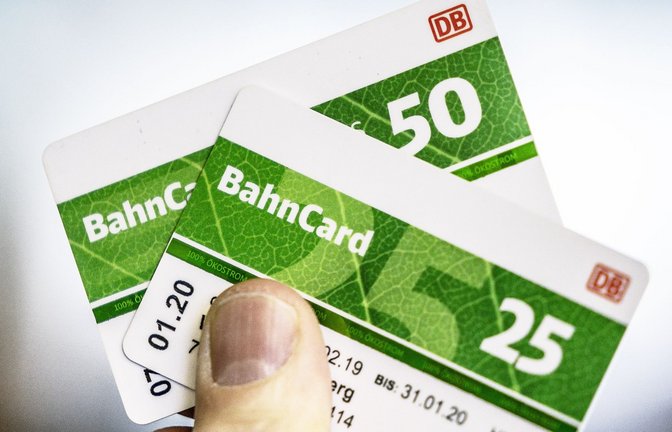 Die Bahncard der Deutschen Bahn wurde am 1. Oktober 1992 eingeführt.<span class='image-autor'>Foto: Michael Kappeler/dpa</span>