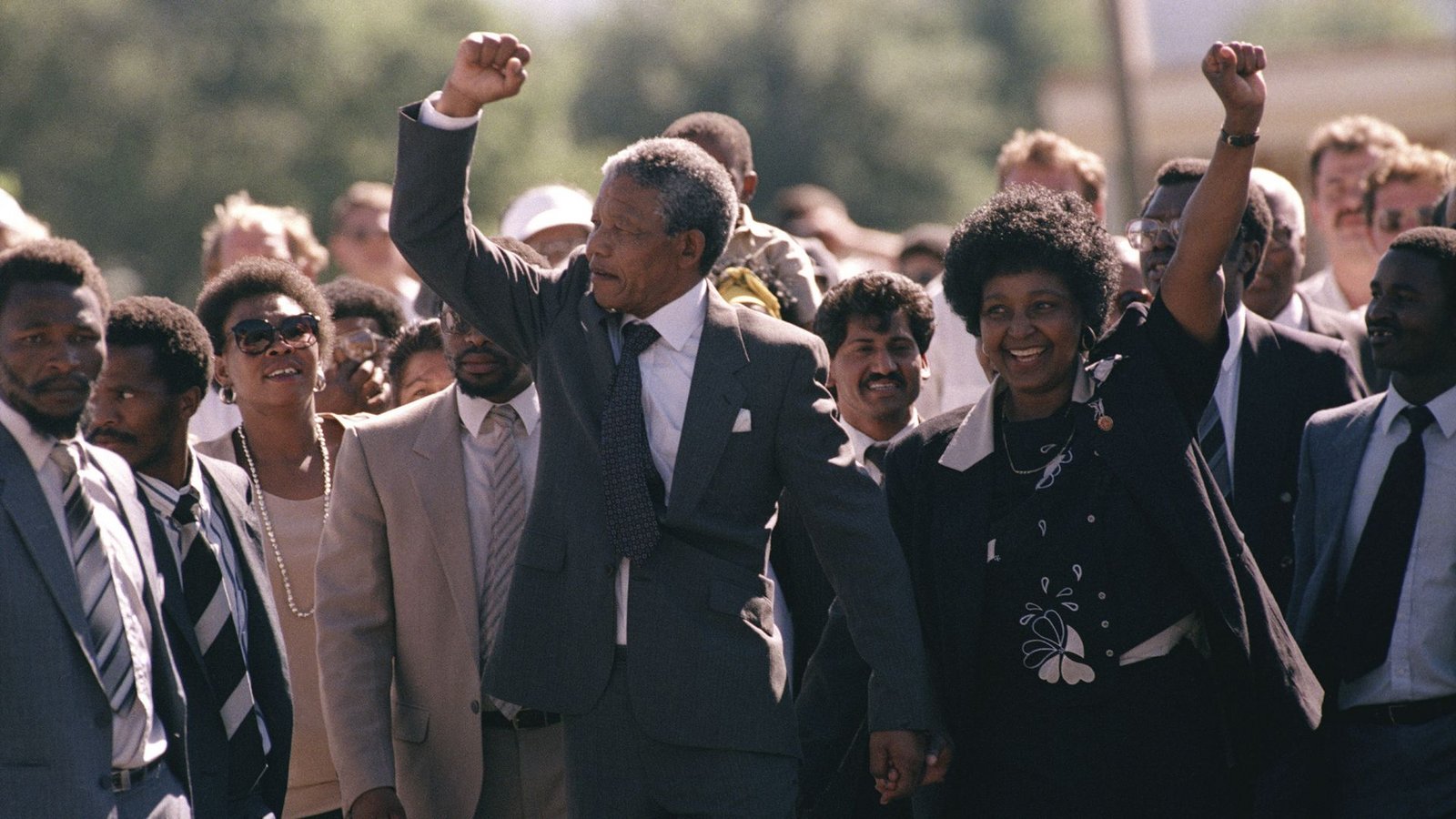Auch Nelson Mandela, Südafrikas Held, hat Orania schon besucht.Foto: AP/Greg English Auch Nelson Mandela, Südafrikas Held, hat Orania schon besucht.Foto: AP/Greg English