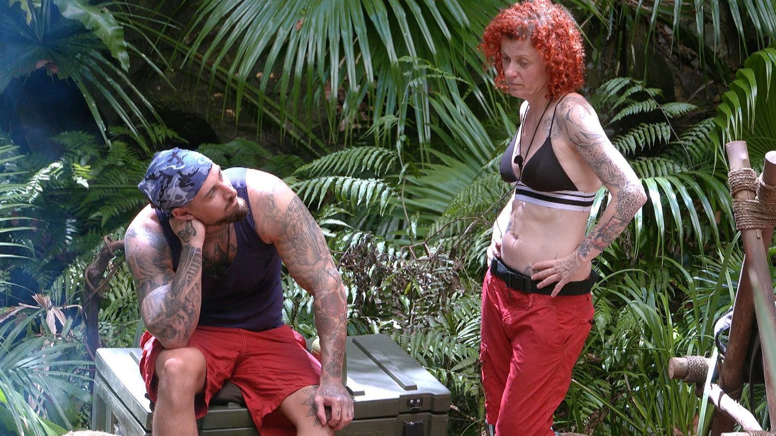Lucy kriegt aus Mike raus, wie das so läuft mit dem Sorgerecht.Foto: RTL/Tag 4
