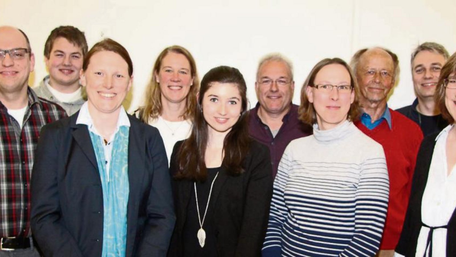 Das neu gewählte Vorstandsteam – von links: Volker Deuschel (Bereichsleiter Musik), Marvin Essich (Jugend), Ulrike Frauendorf (Vorsitzende), Monja Essich (Finanzen), Stefanie Hüeber (Kommunikation), Hubert Essich (Wirtschaft), Sonja Stahl (Finanzen), Max Fechter und Thomas Wandel (Beigeordnete) und Susanne Schray (zweite Vorsitzende).  Foto: Gergen