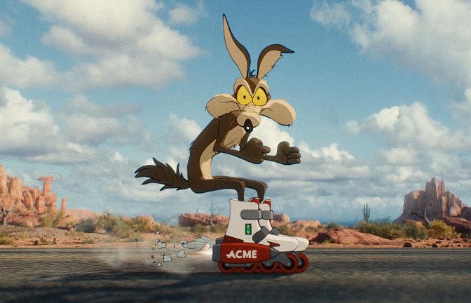 Dieser Trickfilm-Sisyphus wird nicht von den Göttern, sondern von eines globalen Unterhaltungskonzern für seinen Übermut bestraft: Szene aus dem Film „Coyote vs. ACME“<span class='image-autor'>2026 Warner Bros. Entertainment Inc.</span>