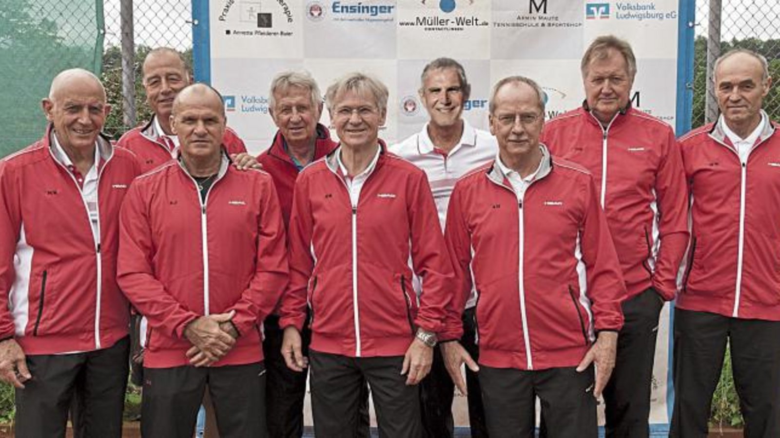 (von links) Manfred Kalweit, Hans Tenge, Erich Jung, Albert Neyheusel, Hermann Bohnenberger, Achim Gruber, Albrecht Haug, Dirk Kohl, Manfred Wolf Foto: privat