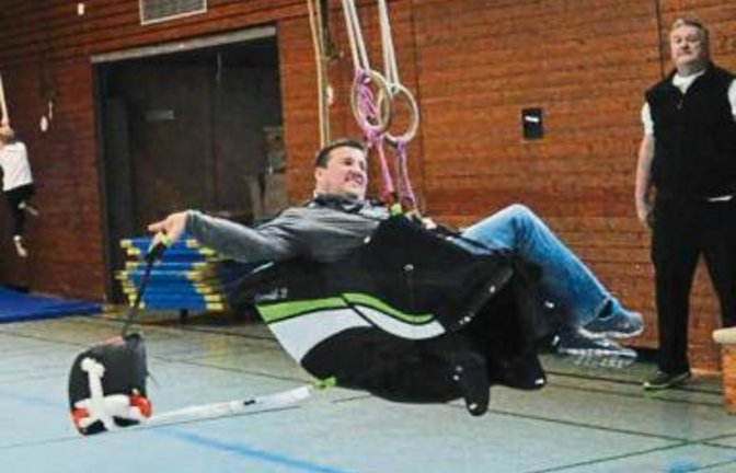 In der Kirbachtalhalle wird der Ernstfall simuliert. Foto: p