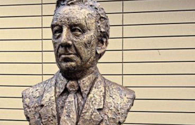 Die Büste von Gottlob Frick. Foto: p