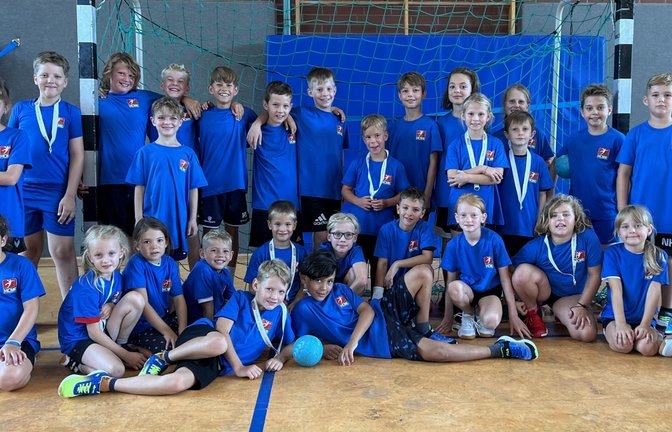 Spiel und Spaß stehen beim Handball-Camp des HCME im Vordergrund. <span class='image-autor'>Foto: privat</span>