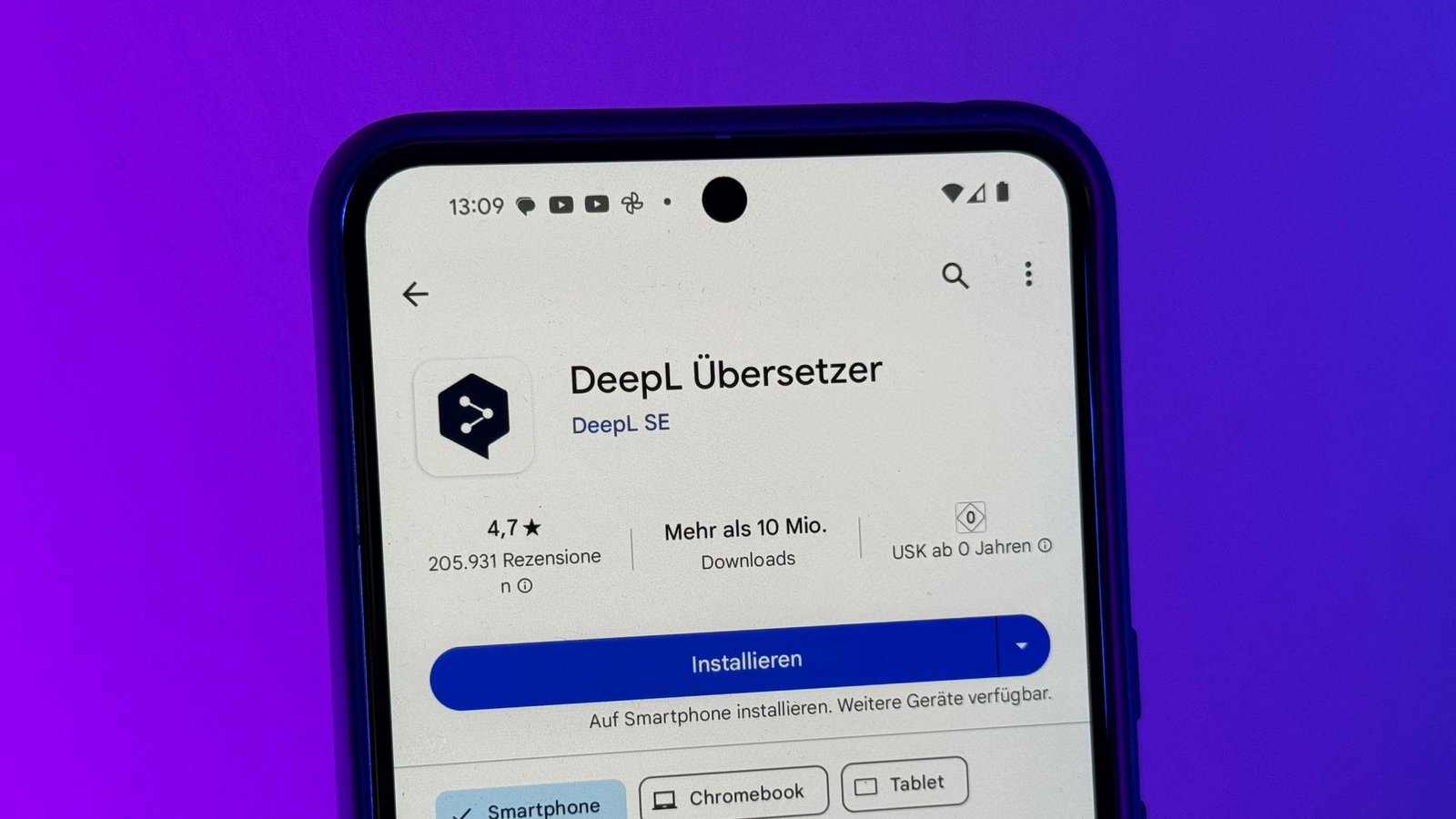 Die App DeepL wird künftig durch den KI-gestützten Schreibassistenten DeepL Write Pro ergänzt.Foto: Christoph Dernbach/dpa