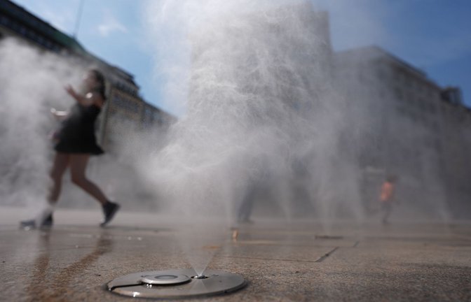Heute wird der Hitzerekord für Juni laut DWD wahrscheinlich noch nicht geknackt.<span class='image-autor'>Foto: Marcus Brandt/dpa</span>