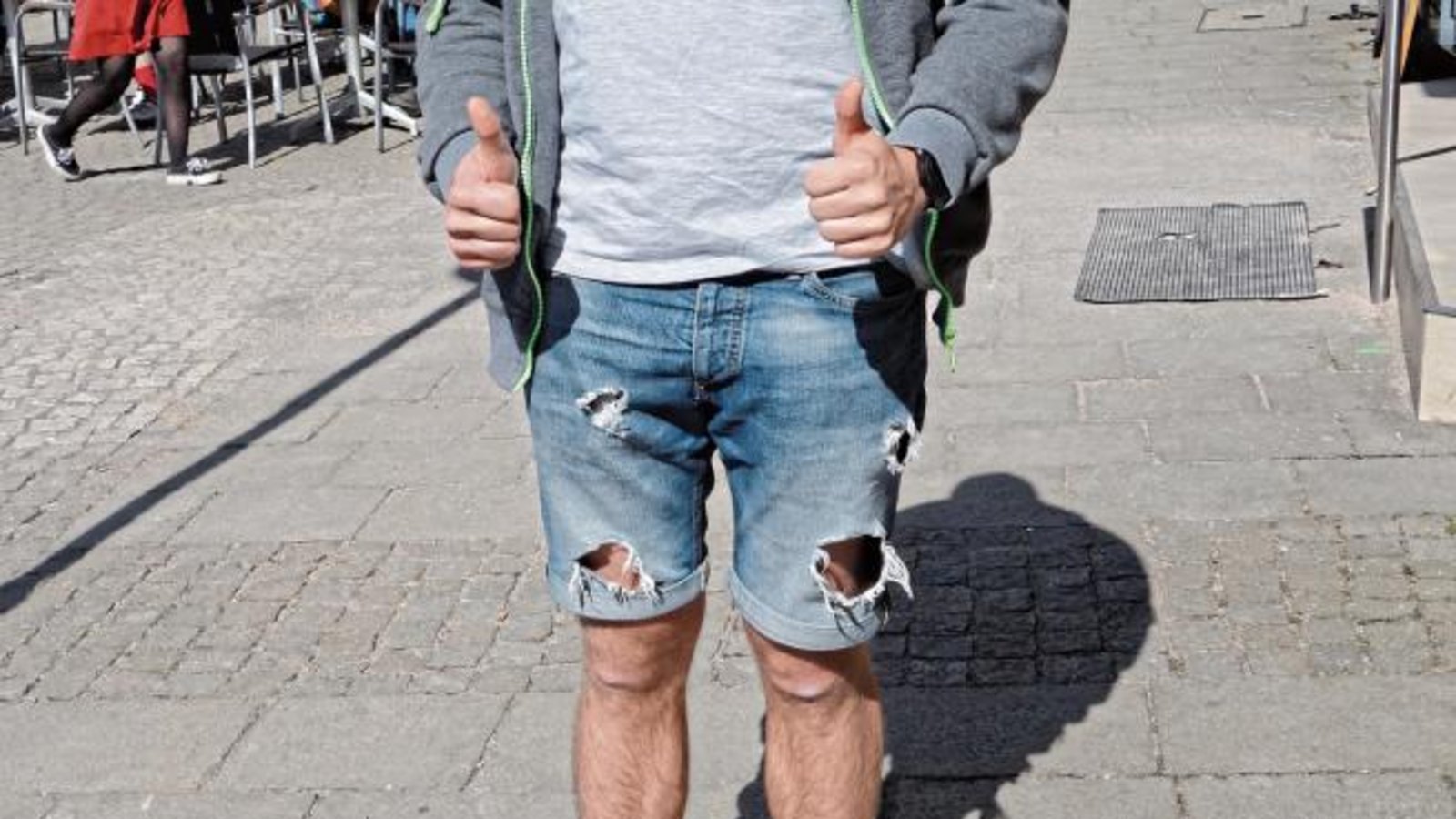 Die Kurze-Hosen-Zeit ist eingeläutet.  Foto: Rücker