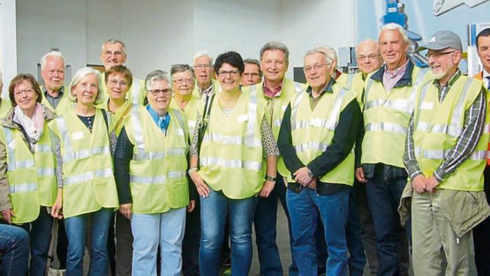 Betriebsbesichtigung der Illinger Firma Winkel. Foto: p