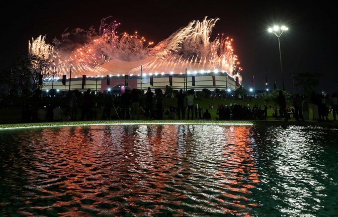 Die Fußball-WM 2022 in Katar ist eröffnet.<span class='image-autor'>Foto: AFP/JUAN MABROMATA</span>