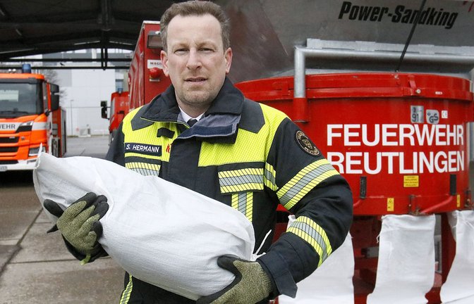 Feuerwehrkommandant Stefan Hermann sieht Reutlingen gut vorbereitet auf den Klimawandel.<span class='image-autor'>Foto: Horst Haas</span>